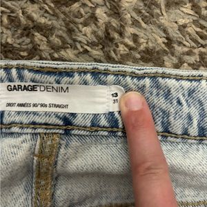 Garage 90s straight leg jeans